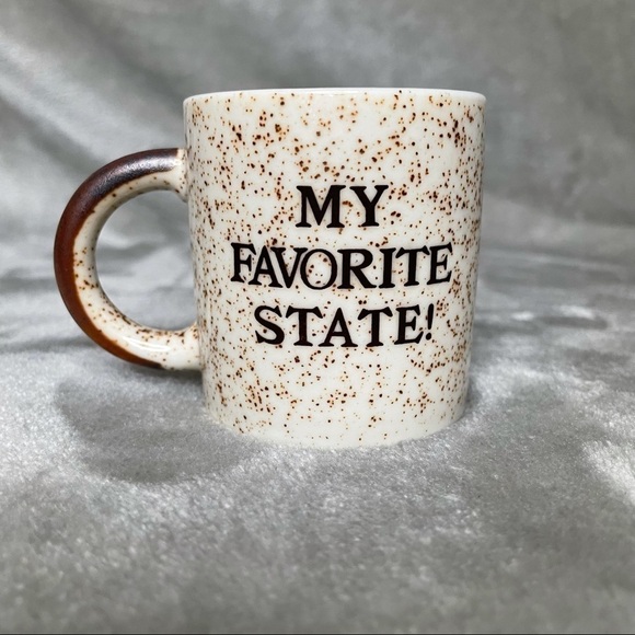 1987 My Favorite Place A Beary Special Place California Miniature Mug Teddy Bear - Picture 3 of 7